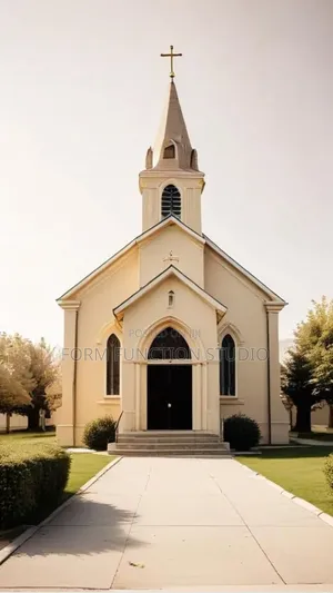 Church Building Plan - Flexible Worship Seating