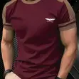 Modern Gradient 3D Print Men's T-Shirt - 3 Sets - 5