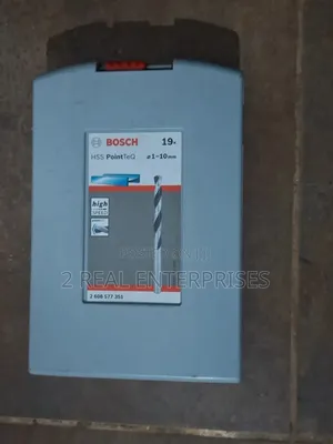 Bosch Professional 19-Piece HSS-Point Metal Drill Bit Set 1-10mm