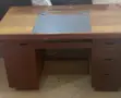 Polished Brown Office Table - 2