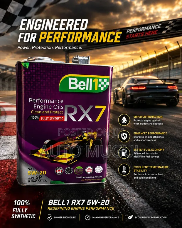 Bell 1 RX7 5W-20 100% Fully Synthetic Engine Oil - 1