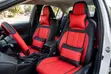 Premium Red & Black Car Seat Cover Set with Accessories - 1