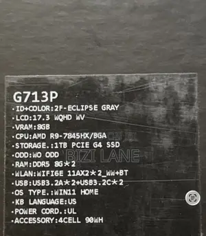Asus ROG Strix G17 Laptop - 16GB RAM, AMD Ryzen 9, 1TB HDD