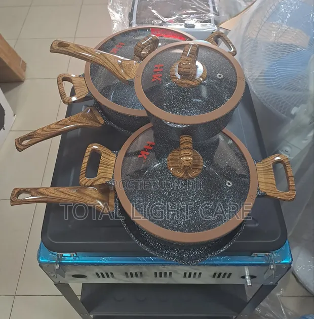 8pcs Marble Cookware Set - 1