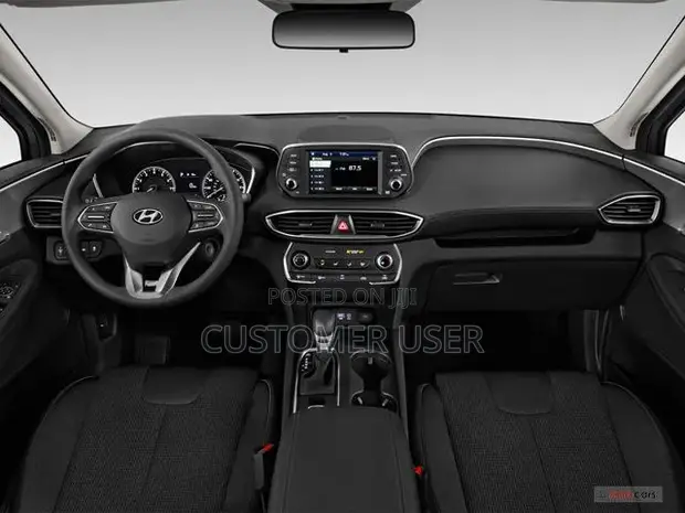 2020 Hyundai Santa Fe White - 1