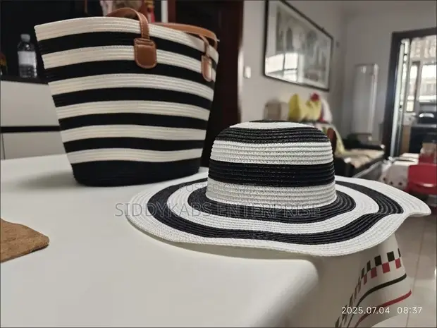 Beach Bag and Hat Set - 1