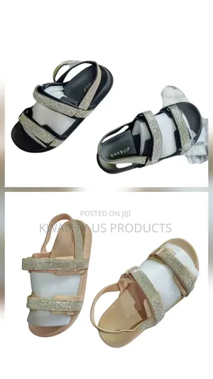 Bamboo Women's Embellished Strap Sandals - Size 37/37.5