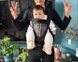 Baby Carrier Bag with Hip Support - Black - 2