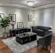 Luxury 2-Piece Black High-Gloss TV Stand & Coffee Table Set - 1