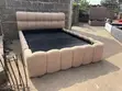 Royal Comfort Bouclé Bed Frame - Cream - 1
