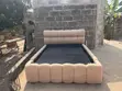 Royal Comfort Bouclé Bed Frame - Cream - 3