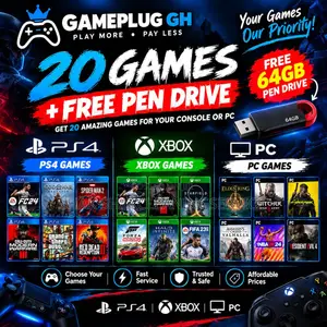 GameVault GH: 20 Games + Free Pen Drive