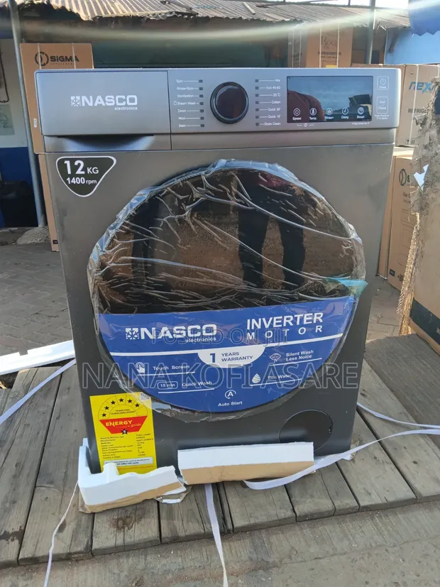 Nasco 12kg Front Load Washing Machine - 1