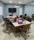 Modern 10-Seater Conference Table with 6 Executive Chairs - 1