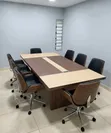 Modern 10-Seater Conference Table with 6 Executive Chairs - 2