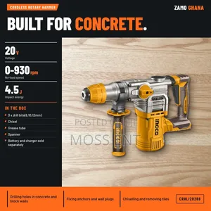 INGCO CRHLI20288 20V Brushless Rotary Hammer