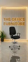 Office Cashier Chair with Footrest - 1