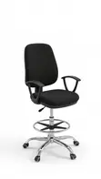 Office Cashier Chair with Footrest - 3