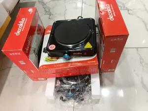 Decakila Hot Plate - Black, 1 Burner