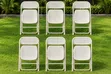 Foldable Plastic Chairs (Set of 6) - 3
