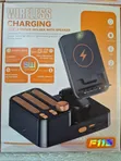 5-in-1 Wireless Charger with BT Speaker, MP3, Holder & Powerbank - 1