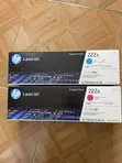 HP 222a Original Toner Cartridges (Cyan, Yellow, Magenta) - 1