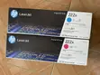 HP 222a Original Toner Cartridges (Cyan, Yellow, Magenta) - 2
