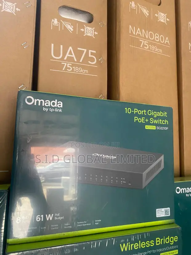 TP-Link Omada SG2210P 10-Port Gigabit PoE+ Switch - 1