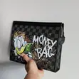 Men's Black Side Bag - 3