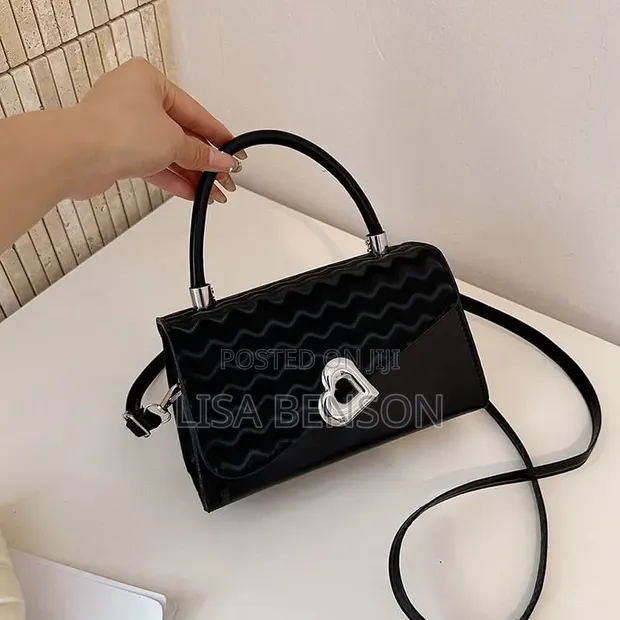 Ladies Shoulder Bag - Black - 1
