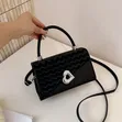 Ladies Shoulder Bag - Black - 1