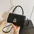 Ladies Shoulder Bag - Black - 2