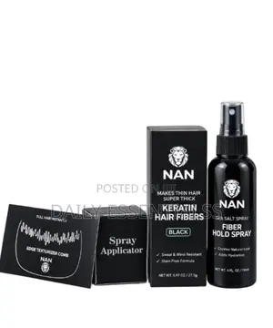 NAN Black Hair Fibers - Natural Hair Thickening