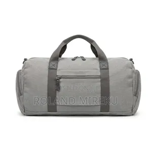 Canvas Travel Bag Gray 50x26x26cm
