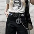 Cross Hip-Hop Y2K Belt 115cm - 3
