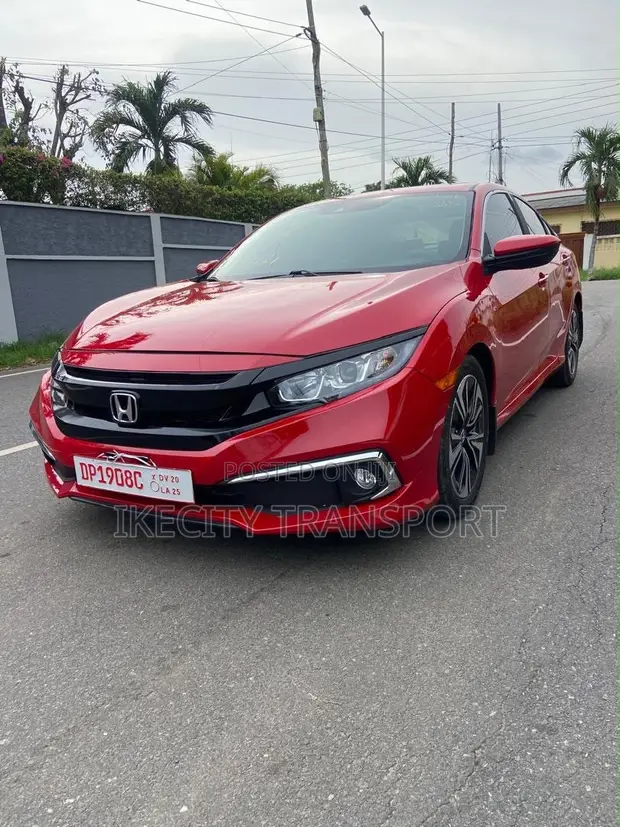 Honda Civic EX-L Sedan 2018 Red - 1
