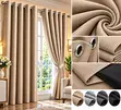 Brand New Versace Total Blackout Curtains (2 Panels) - 1