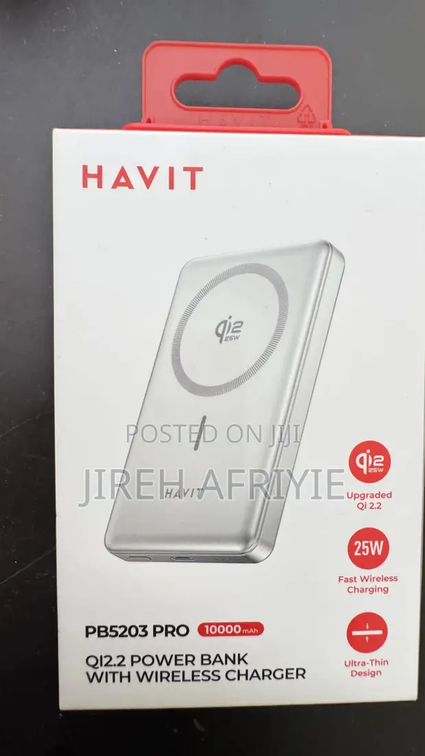 Havit 10000mAh Power Bank with Wireless Charging - 1