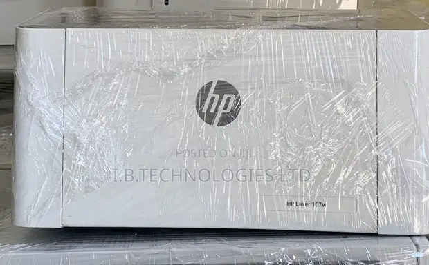 HP LaserJet 107w Black and White Laser Printer - 1