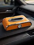Luxury Car Tissue Box with Clock - 4