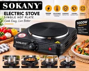 Sokany Portable Electric Stove - 1000W