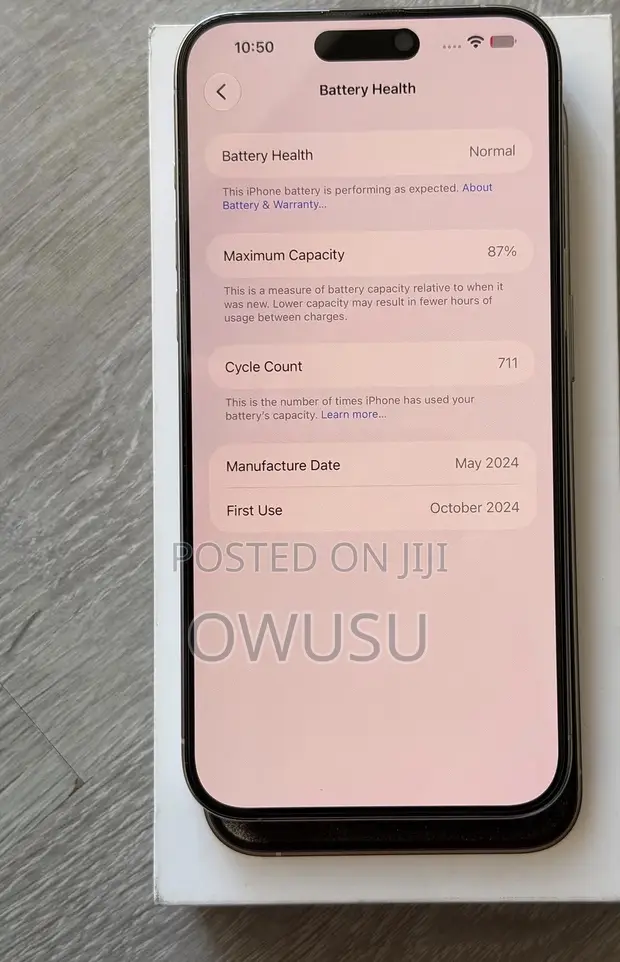 Apple iPhone 15 Pro Max 256GB Silver - 1