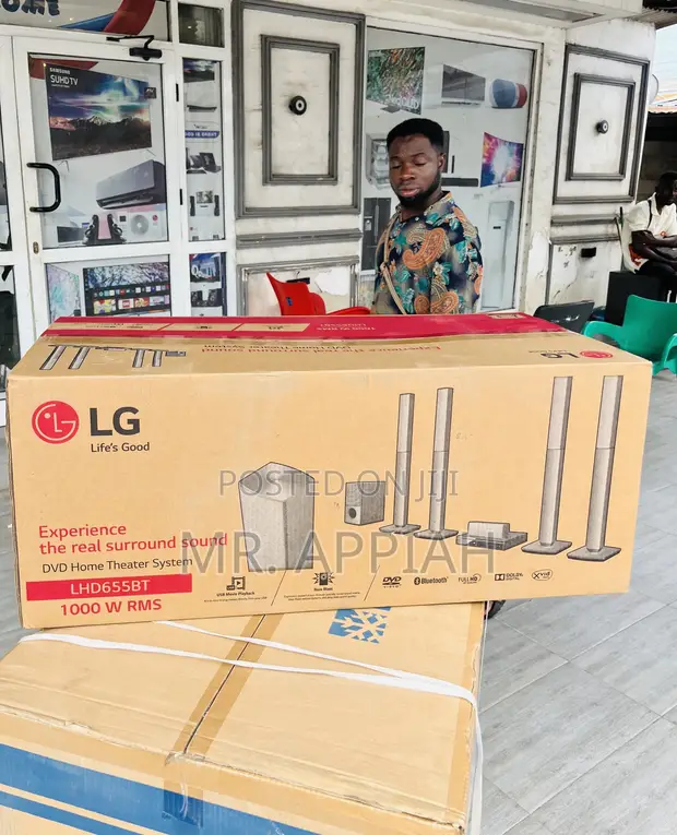 Affordable LG LHD655BT 5.1ch (1000W) Home Theater Sound Bar - 1