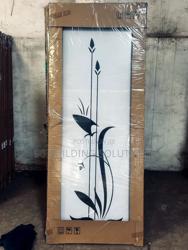 Brand New Tempered Glass Bathroom Door - 1