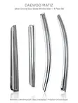 Alloy Door Shades for Salon Cars - 1