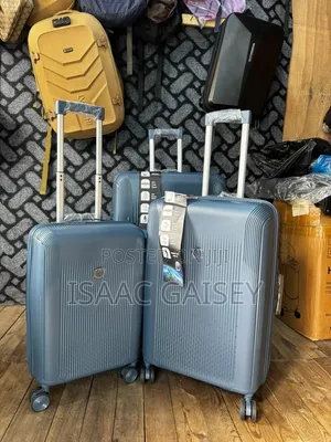 Premium Quality Unisex 3-Piece Anticrake Luggage Set
