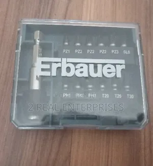 Erbauer 12-Piece Compact Screwdriver Bit Set with Magnetic Holder
