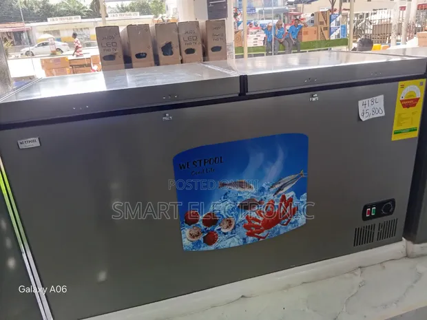 Westpool Refrigerator - Silver, 2-Door, Brand New - 1