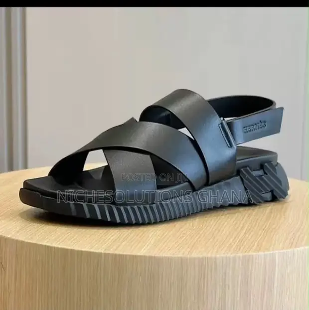 Hermes Men's Leather Slippers - 1