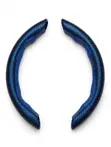 Side by Side Steering Wheel Covers - Carbon Fiber Look - 2